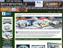 Tablet Screenshot of bigtimefootballs.com